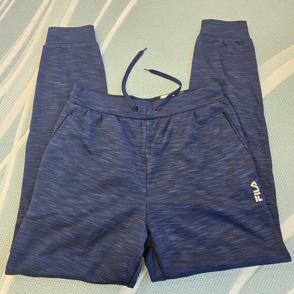 Fila Men's Essential Navy Blue Mid Rise Athletic Jogger - Size Small - Picture 1 of 8